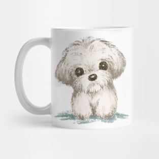 Portrait of Maltese Mug